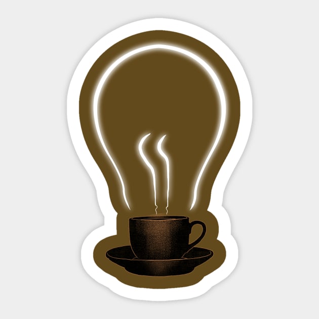 The Power of Coffee Sticker by carbine